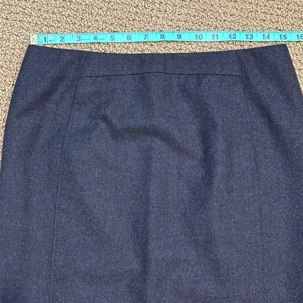 Chado Ralph Rucci Gray Cashmere Pencil Skirt size 10 Office Neutral - Picture 13 of 16